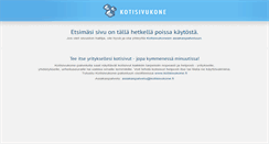 Desktop Screenshot of matkailutila.palvelee.fi