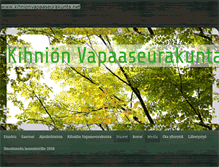Tablet Screenshot of kihnionvapaaseurakunta.palvelee.fi