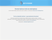 Tablet Screenshot of en.ptlogistiikka.palvelee.fi