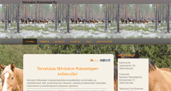 Desktop Screenshot of niinisalonratsastajat.palvelee.fi