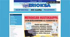 Desktop Screenshot of merioksa.palvelee.fi