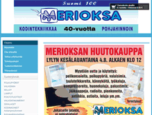 Tablet Screenshot of merioksa.palvelee.fi