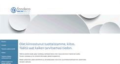Desktop Screenshot of finndeco.palvelee.fi