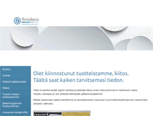 Tablet Screenshot of finndeco.palvelee.fi
